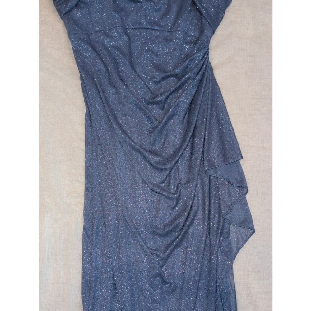 Sparkle Periwinkle Blue Evening Gown - Picture 4 of 9